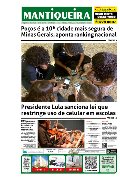 Mantiqueira - Edição de 14 de Janeiro de 2025