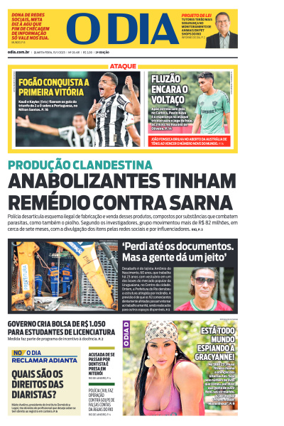 O DIA - Edição de 15 de Janeiro de 2025