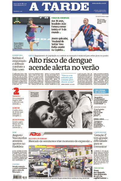 A TARDE - Edição de 15 de Janeiro de 2025