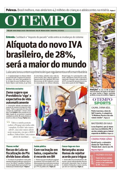 O TEMPO - Edição de 17 de Janeiro de 2025