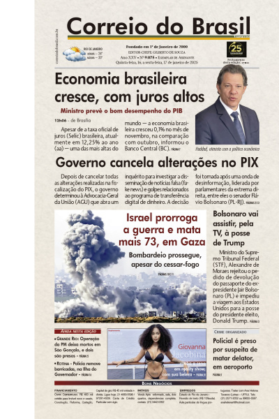 Correio do Brasil - Edição de 17 de Janeiro de 2025