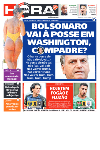 MEIA HORA - Edição de 18 de Janeiro de 2025