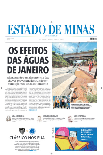 Estado de Minas - Edição de 18 de Janeiro de 2025