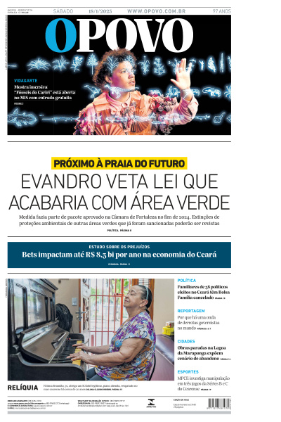 O POVO - Edição de 18 de Janeiro de 2025