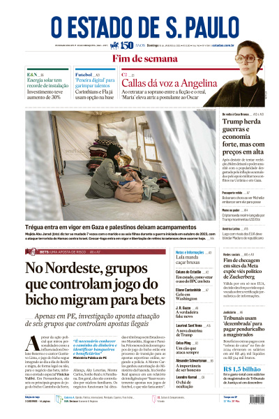 Estadão - Edição de 19 de Janeiro de 2025