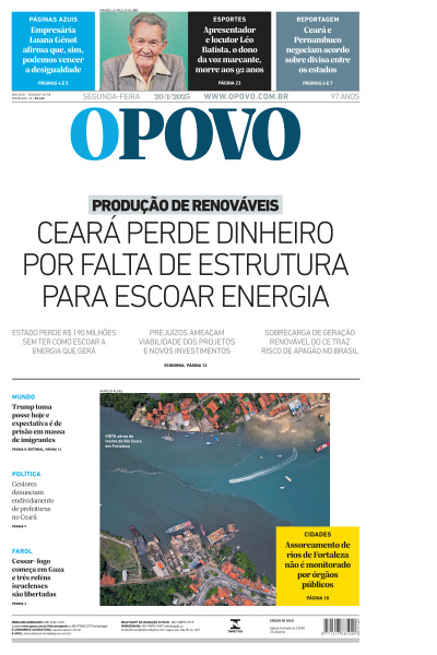 O POVO - Edição de 20 de Janeiro de 2025