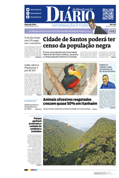 Diário do Litoral - Edição de 20 de Janeiro de 2025
