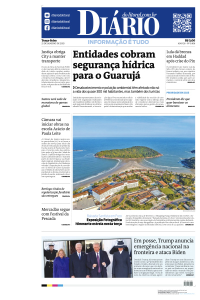 Diário do Litoral - Edição de 20 de Janeiro de 2025