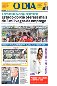 O DIA - Edição de 21 de Janeiro de 2025