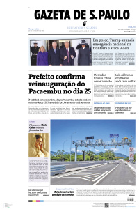 Gazeta de S. Paulo - Edição de 21 de Janeiro de 2025