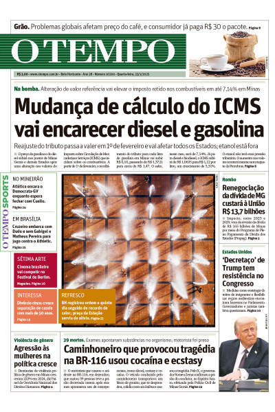 O TEMPO - Edição de 22 de Janeiro de 2025