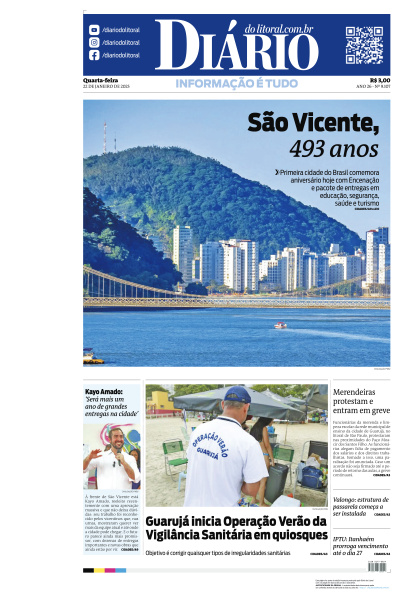 Diário do Litoral - Edição de 22 de Janeiro de 2025