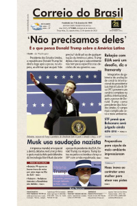 Correio do Brasil - Edição de 22 de Janeiro de 2025