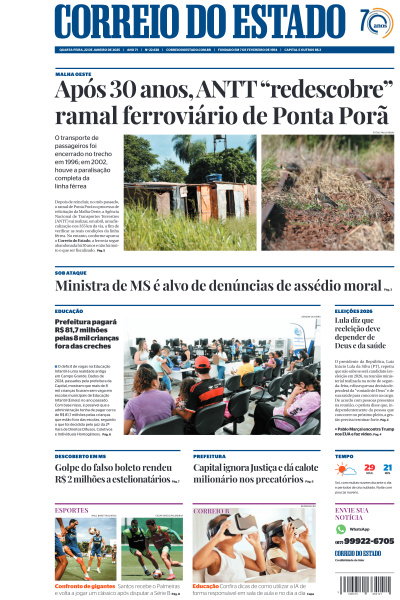 Correio do Estado - Edição de 22 de Janeiro de 2025