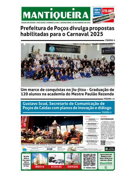 Mantiqueira - Edição de 22 de Janeiro de 2025