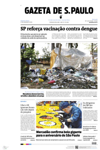 Gazeta de S. Paulo - Edição de 23 de Janeiro de 2025