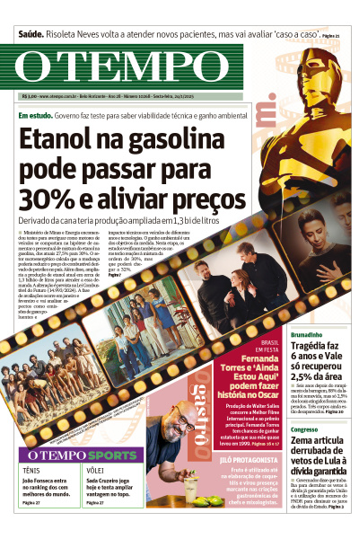 O TEMPO - Edição de 24 de Janeiro de 2025