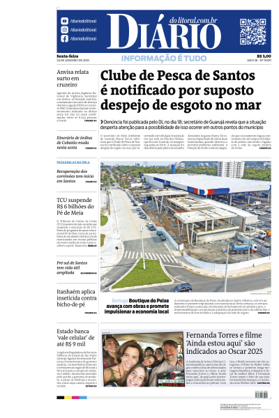 Diário do Litoral - Edição de 24 de Janeiro de 2025