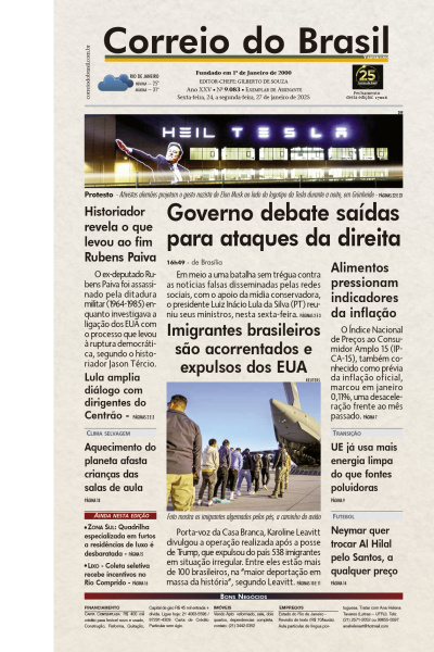 Correio do Brasil - Edição de 25 de Janeiro de 2025