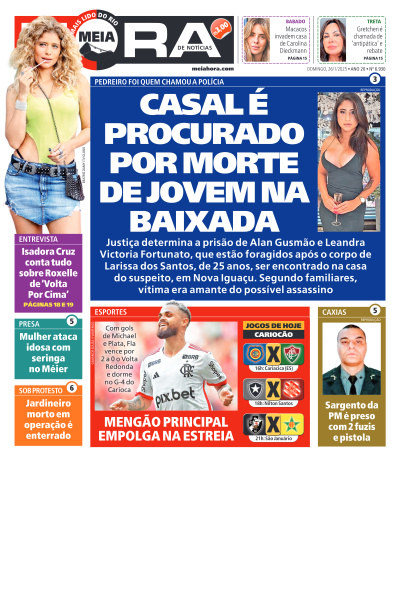 MEIA HORA - Edição de 26 de Janeiro de 2025