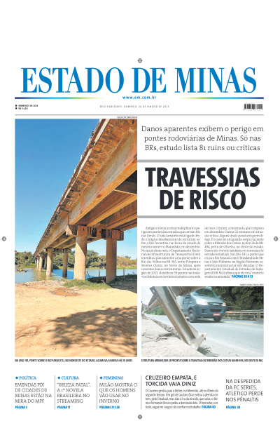 Estado de Minas - Edição de 26 de Janeiro de 2025