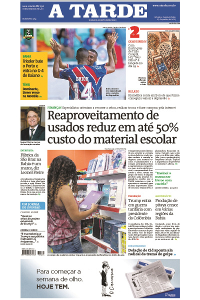 A TARDE - Edição de 27 de Janeiro de 2025