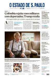Estadão - Edição de 27 de Janeiro de 2025