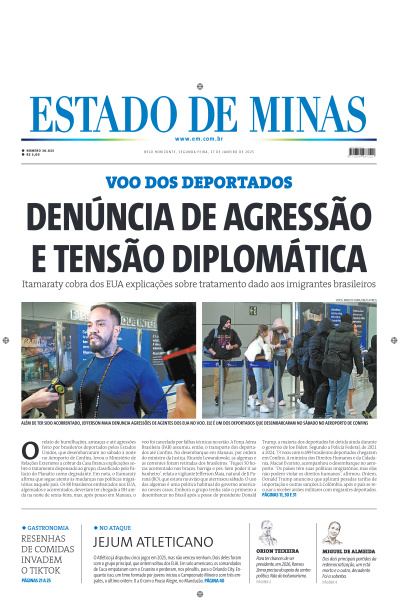 Estado de Minas - Edição de 27 de Janeiro de 2025