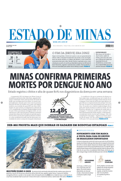 Estado de Minas - Edição de 28 de Janeiro de 2025