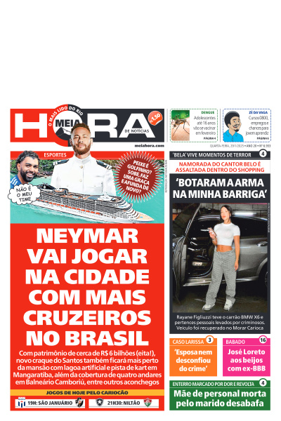 MEIA HORA - Edição de 29 de Janeiro de 2025