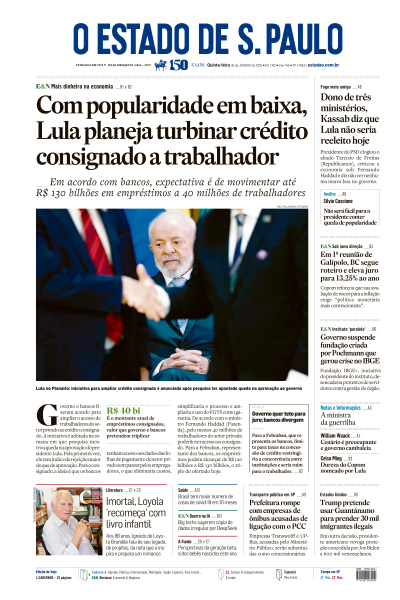 Estadão - Edição de 30 de Janeiro de 2025