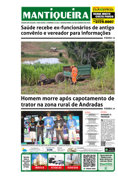 Mantiqueira - Edição de 30 de Janeiro de 2025