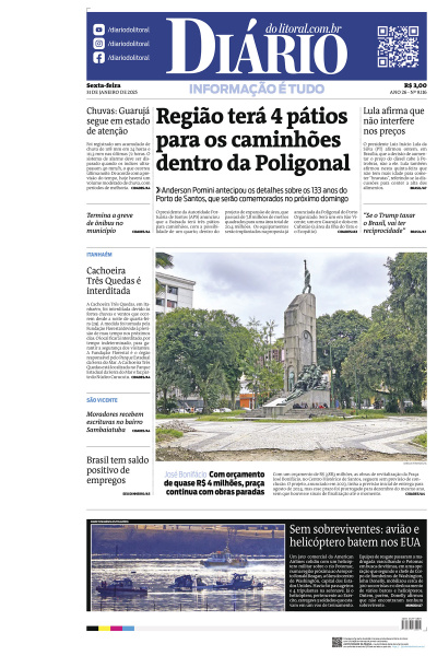 Diário do Litoral – Edição de 31 de Janeiro de 2025
