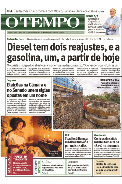 O TEMPO - Edição de 01 de Fevereiro de 2025