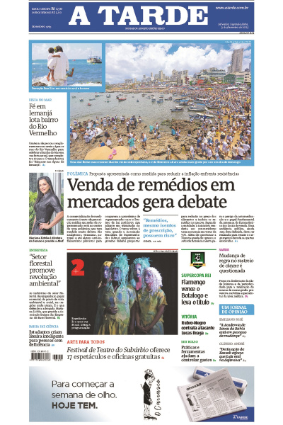 A TARDE - Edição de 03 de Fevereiro de 2025