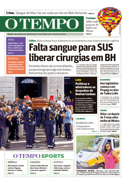 O TEMPO - Edição de 04 de Fevereiro de 2025