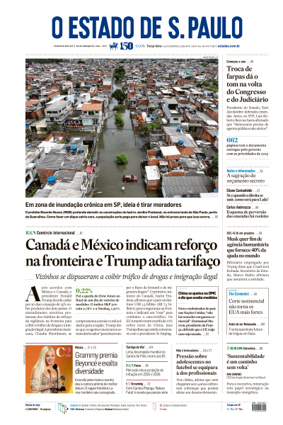 Estadão - Edição de 04 de Fevereiro de 2025