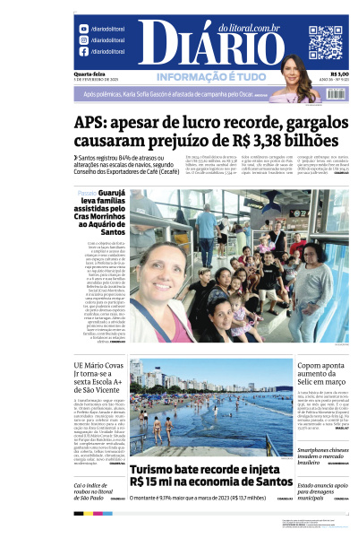 Diário do Litoral - Edição de 05 de Fevereiro de 2025