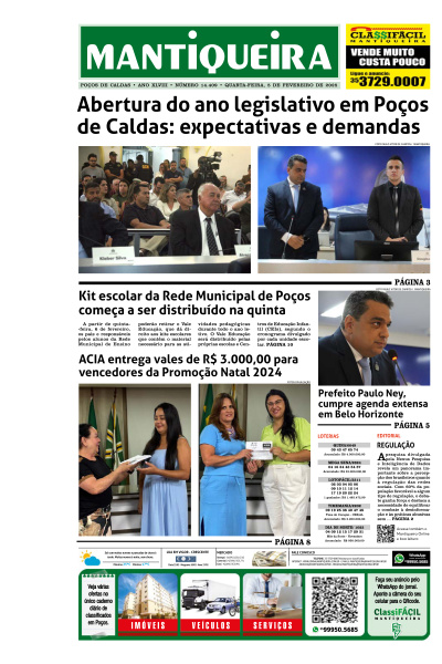 Mantiqueira - Edição de 05 de Fevereiro de 2025