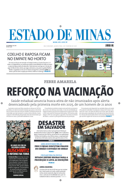 Estado de Minas - Edição de 06 de Fevereiro de 2025