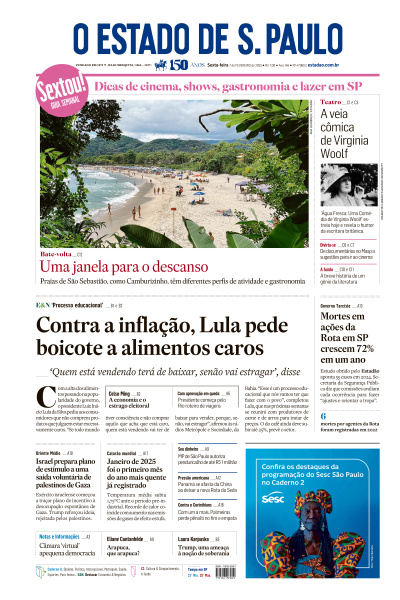 Estadão - Edição de 07 de Fevereiro de 2025