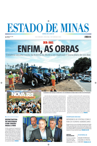 Estado de Minas - Edição de 07 de Fevereiro de 2025