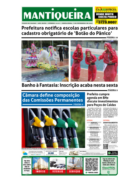 Mantiqueira - Edição de 07 de Fevereiro de 2025