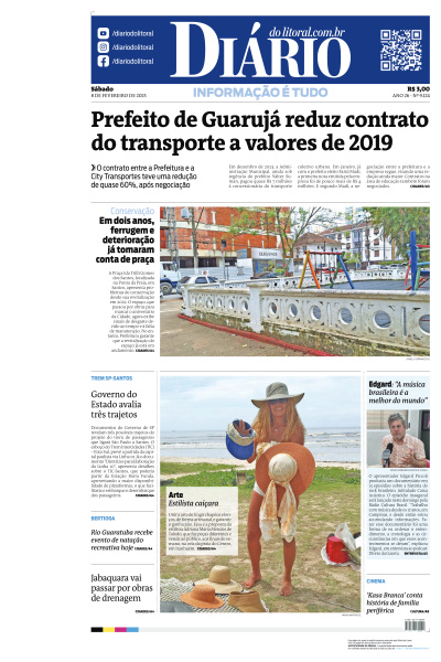 Diário do Litoral - Edição de 08 de Fevereiro de 2025