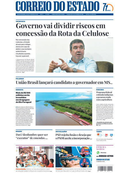 Correio do Estado - Edição de 08 de Fevereiro de 2025