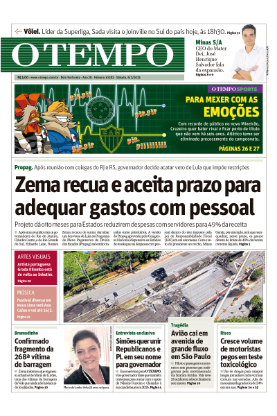 O TEMPO - Edição de 08 de Fevereiro de 2025