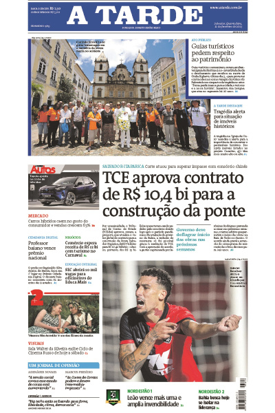 A TARDE - Edição de 12 de Fevereiro de 2025