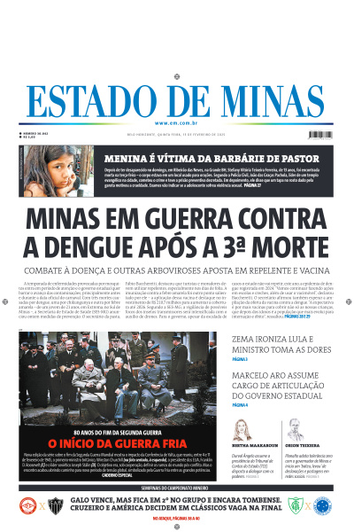 Estado de Minas - Edição de 13 de Fevereiro de 2025