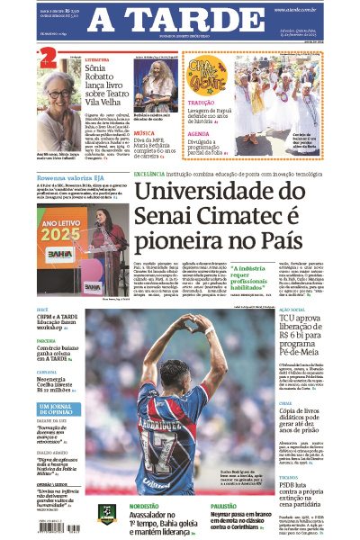 A TARDE - Edição de 13 de Fevereiro de 2025