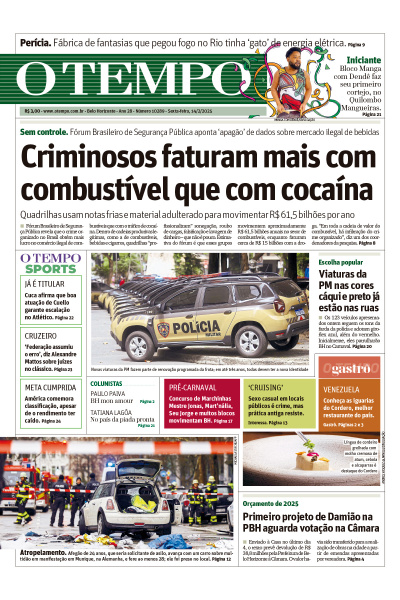 O TEMPO - Edição de 14 de Fevereiro de 2025